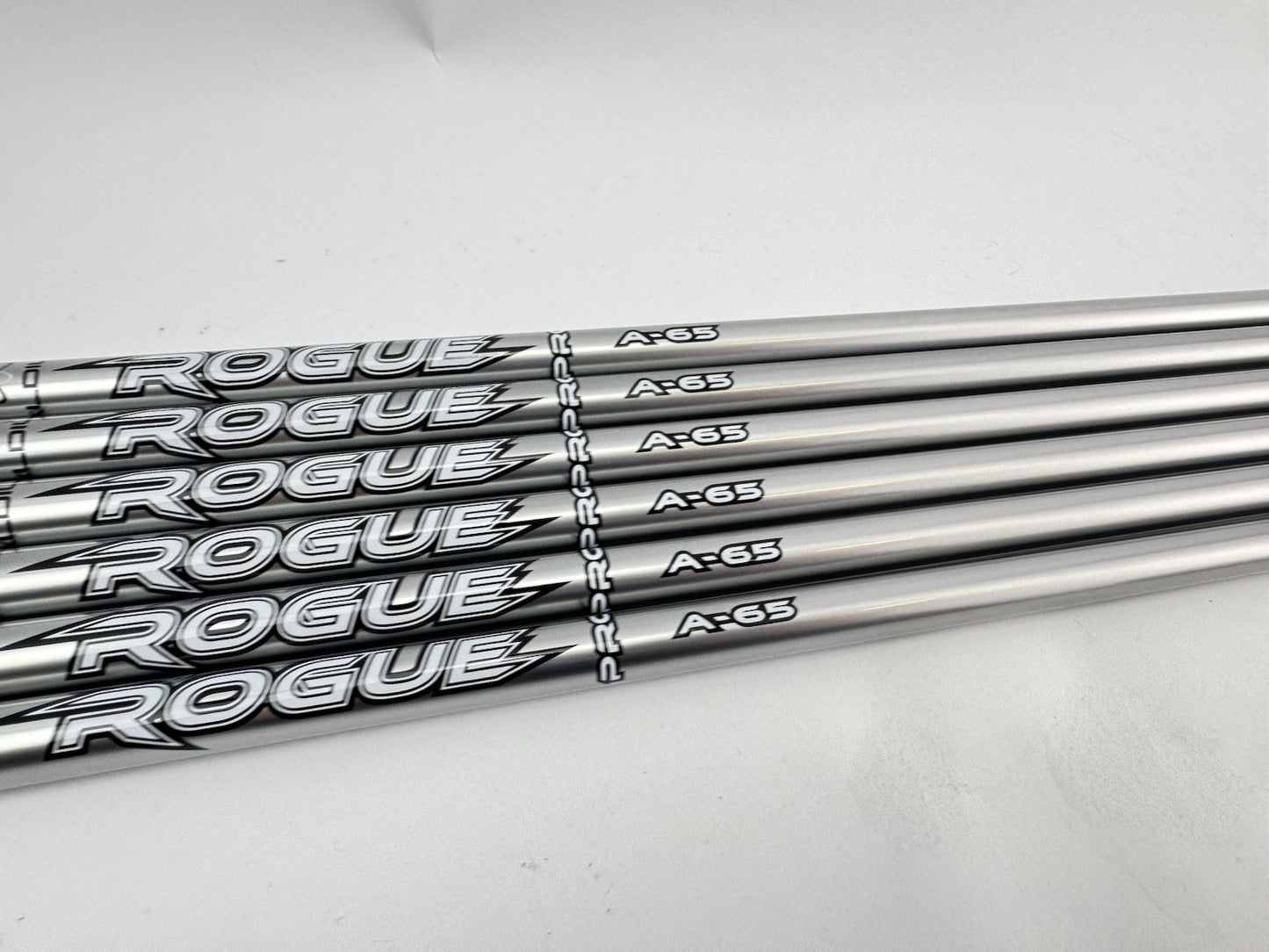 Aldila Rogue Pro Iron Shaft Set (6) 65 Senior Flex Graphite /0.370 Parallel /New3