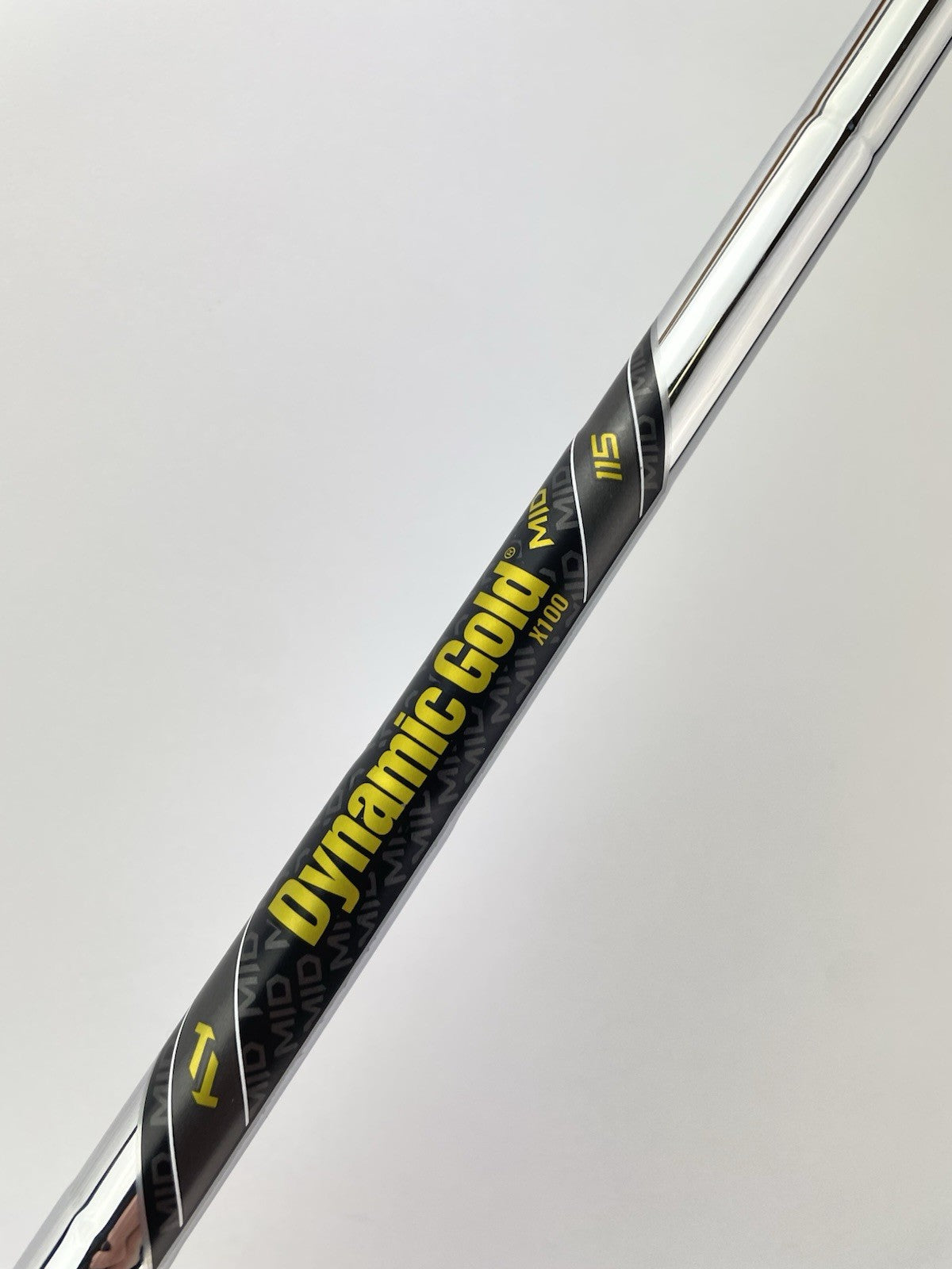 Dynamic Gold Mid 115 Iron Shaft X100 X Flex Steel 35.25” /0.355 Tapered /298934