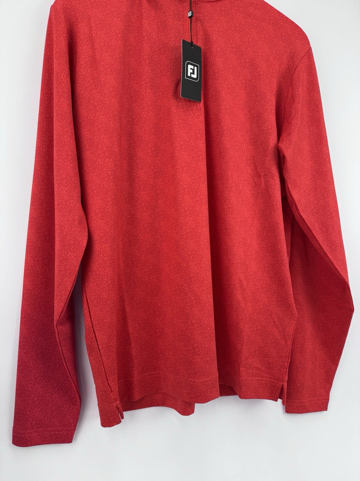 FootJoy Chill-Out Golf Pullover Men's Size Large Red Moisture Wicking/313483