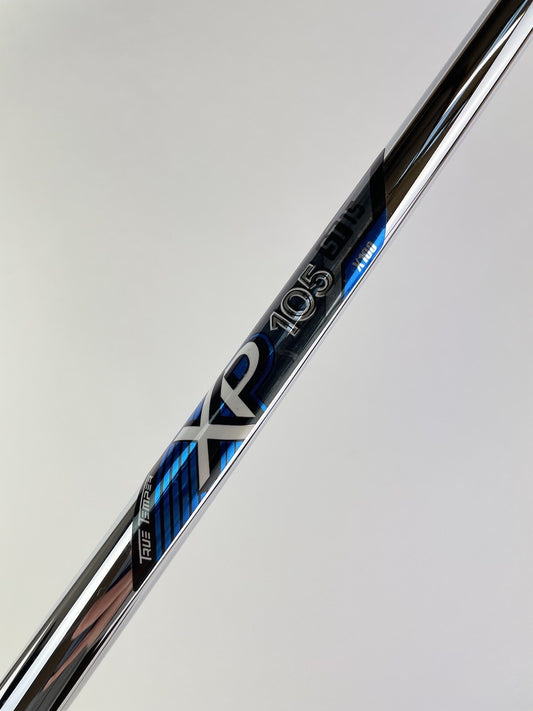 True Temper XP105 Iron Shaft X100 X Flex Steel 35" /0.370 Parallel /130450