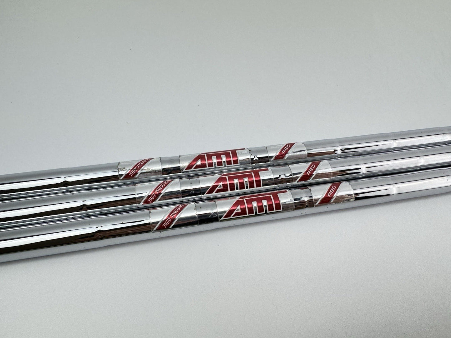 AMT Red Wedge Shaft Set (3) S300 Stiff Flex Steel 0.355 Tapered /267160