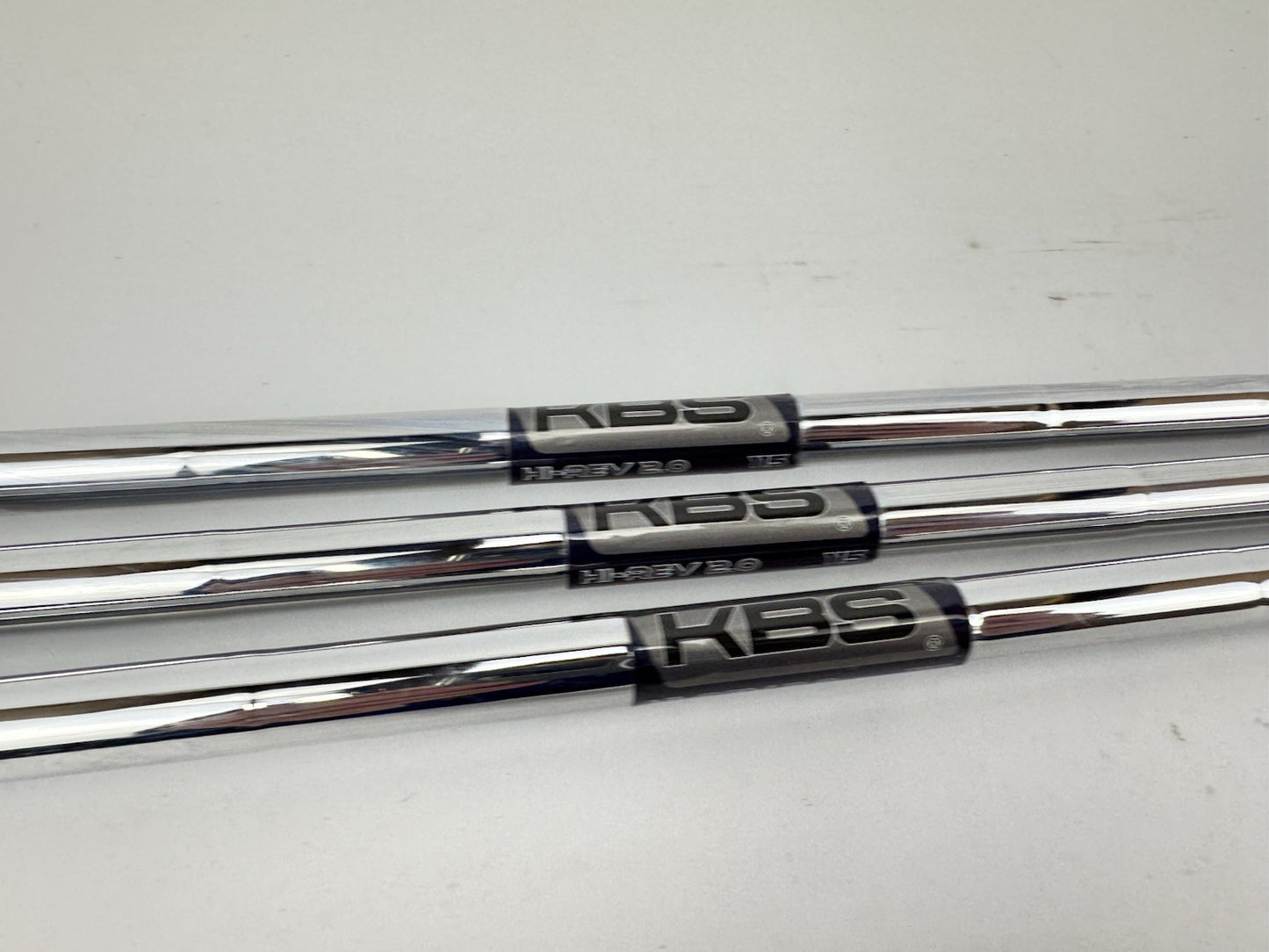 KBS Hi-Rev 2.0 Wedge Shaft Set (3) 115 Wedge Flex Steel /0.355 Tapered /319454
