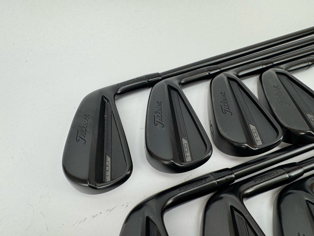 Titleist T100 Irons Limited Edition 4-PW AMT Tour White S300 Stiff Flex/380734