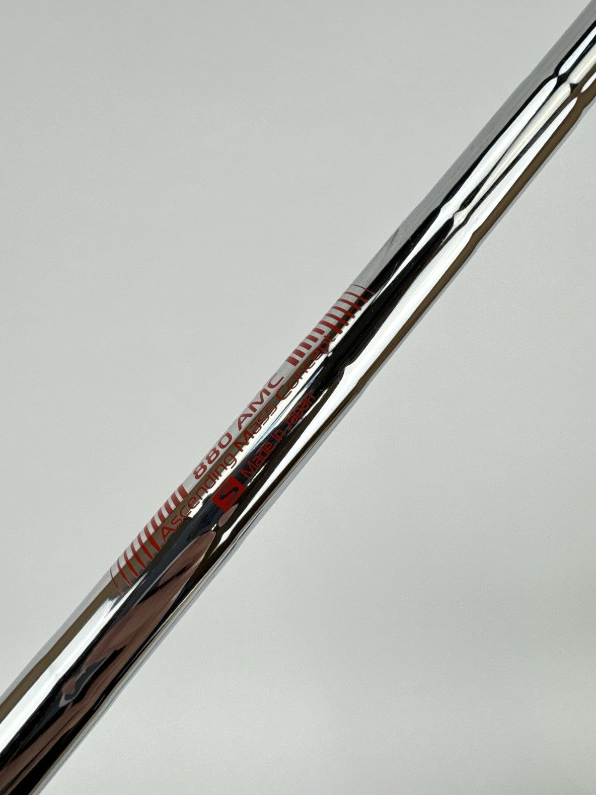Nippon AMC 880 Iron Shaft Stiff Flex Steel 35.25” /0.355 Tapered /327125