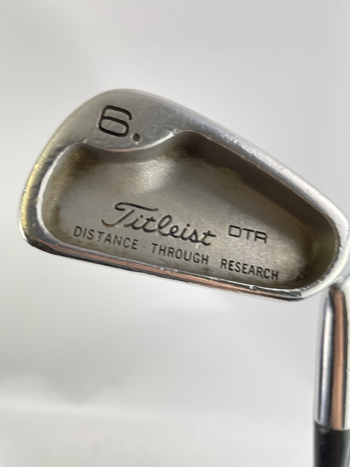 Titleist DTR 6 Iron Black Dot Regular Flex Steel /Right Handed /New Grip /76562