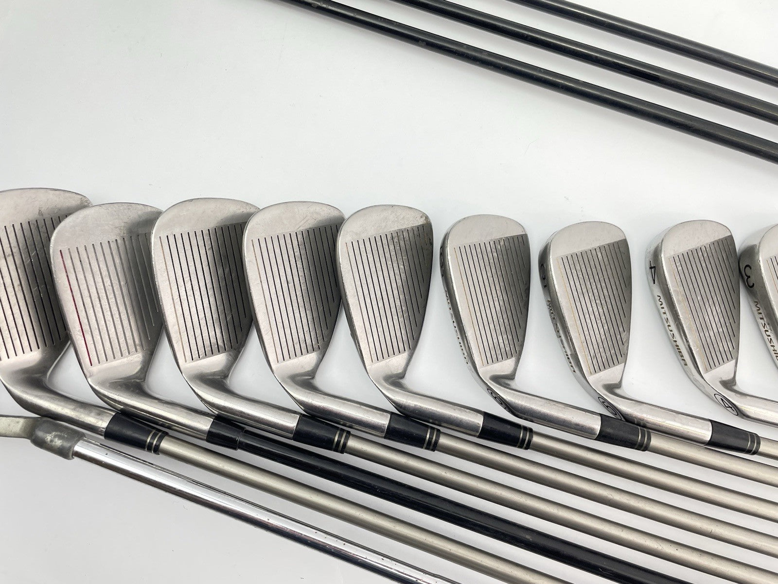 Mens Golf Package Set 13 Clubs Regular Flex /Right /New Grips /Cart Bag /289169
