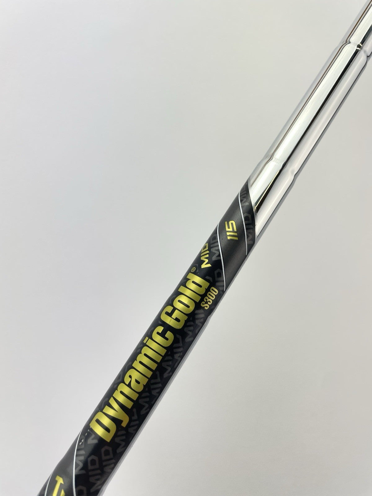 Dynamic Gold Mid 115 Iron Shaft Stiff Flex Steel 35.5” /0.355 Tapered /301046