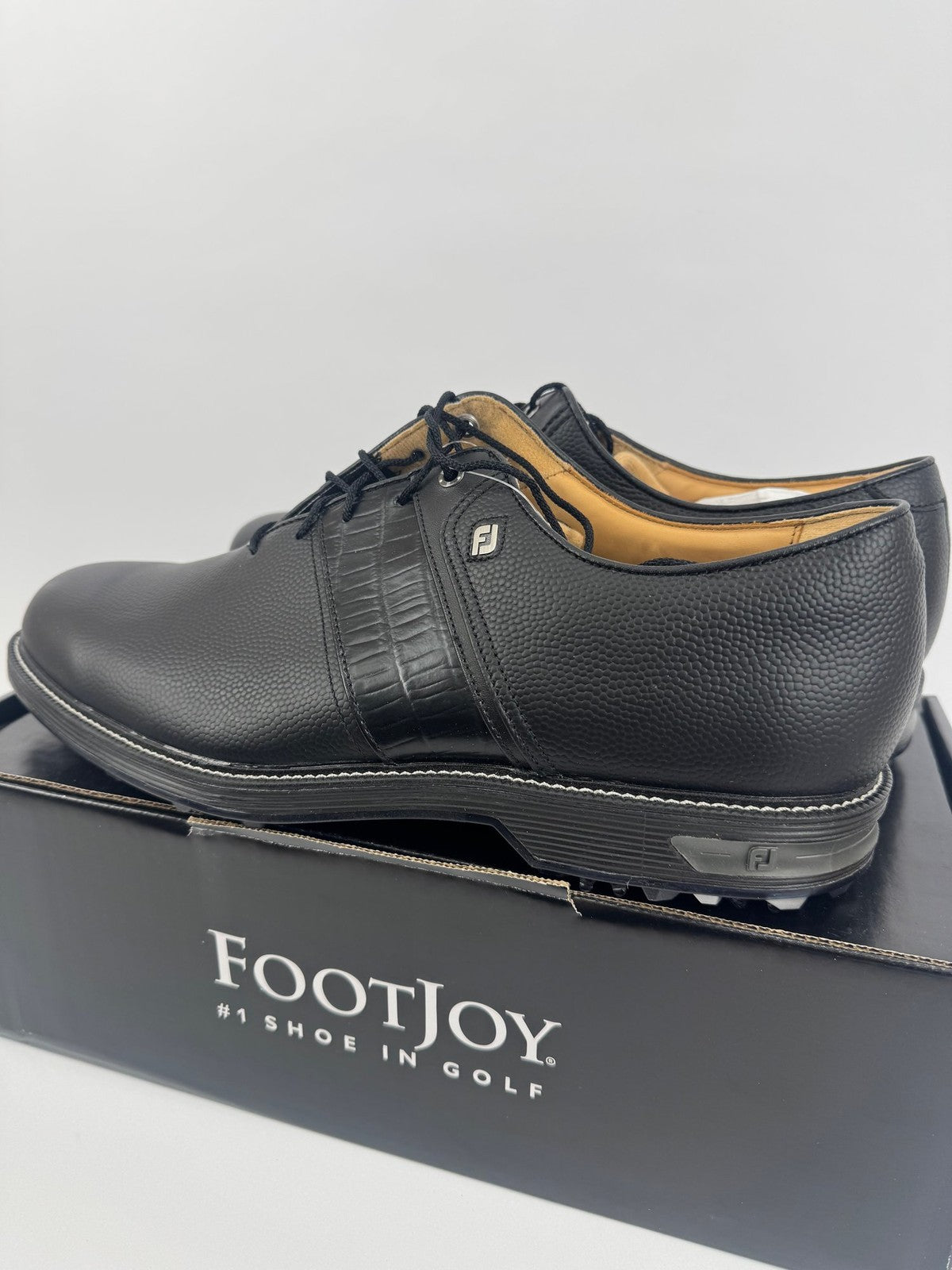 FootJoy DryJoys Premiere Series Men's Golf Shoes Black Size UK 13 /312921