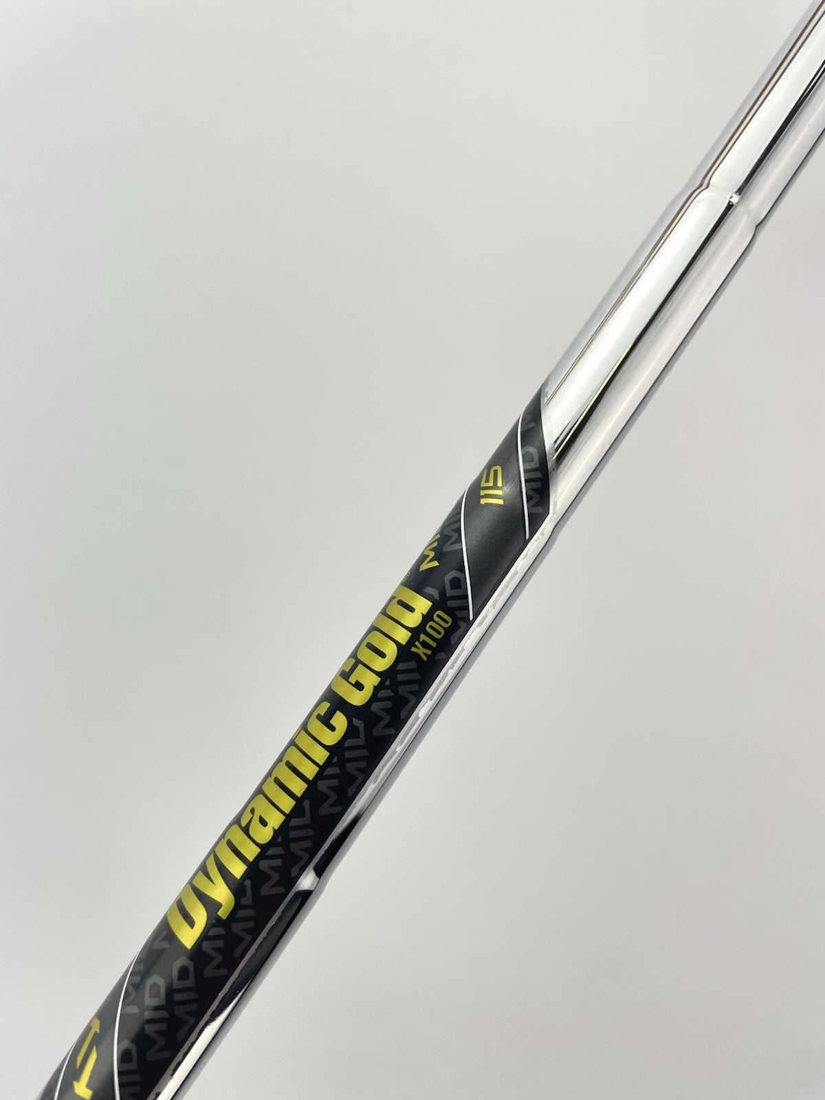Dynamic Gold Mid 115 Iron Shaft X100 X Flex Steel 35” /0.355 Tapered /297487