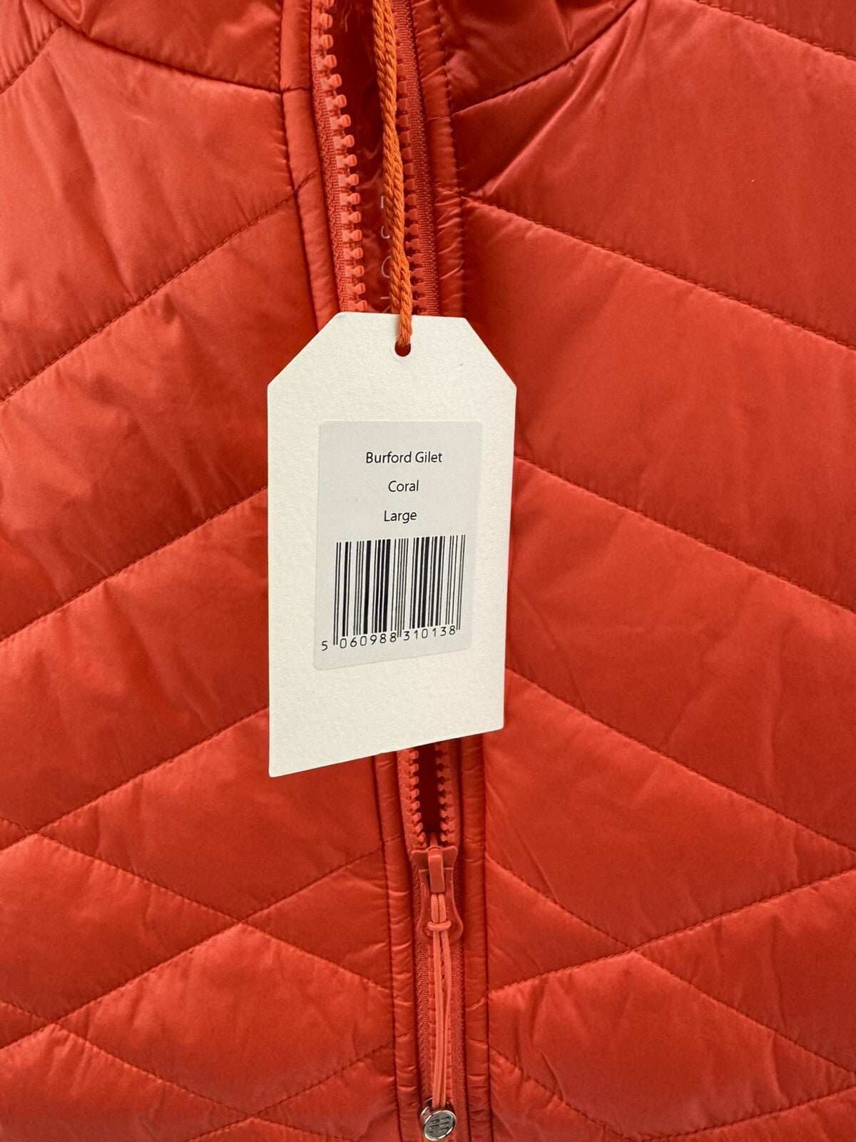 Forelson Golf Women’s Gilet Burford Coral Colour UK Large /New /214626