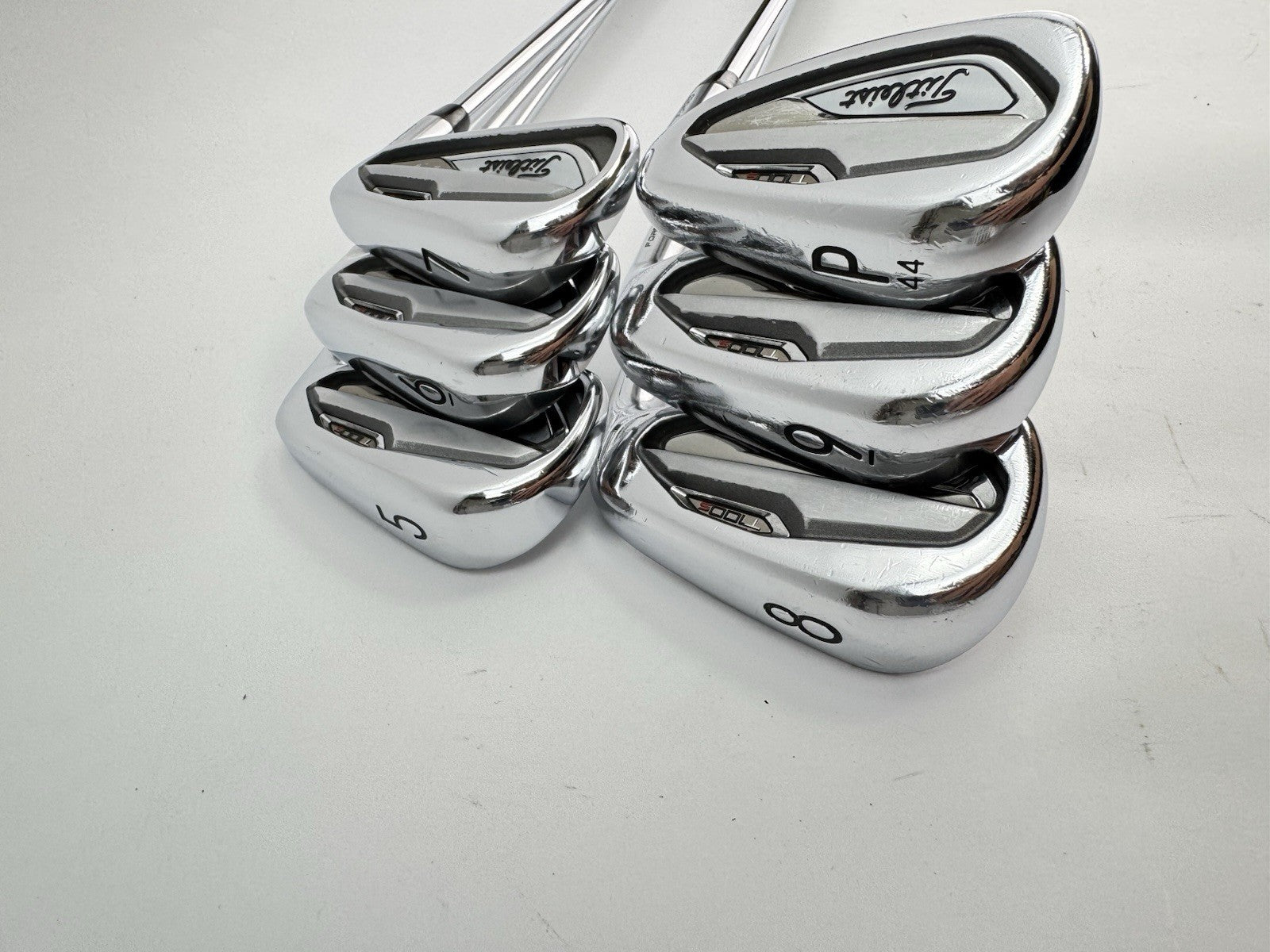 Titleist T100s Irons 5-PW Project X LZ 6.0 Stiff Steel +1/2 /New Grips /2909313