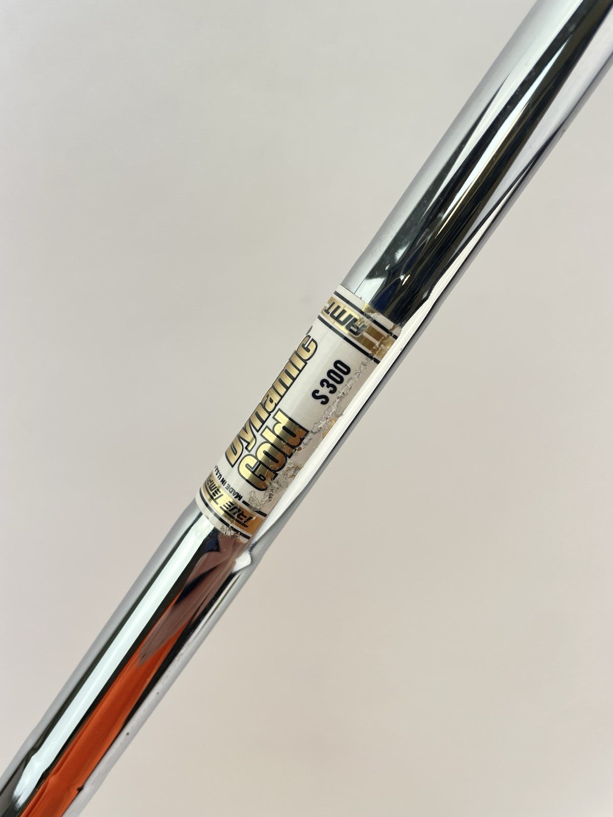 Dynamic Gold AMT Iron Shaft S300 Stiff Flex Steel 35.25 /0.355 Tapered /268945