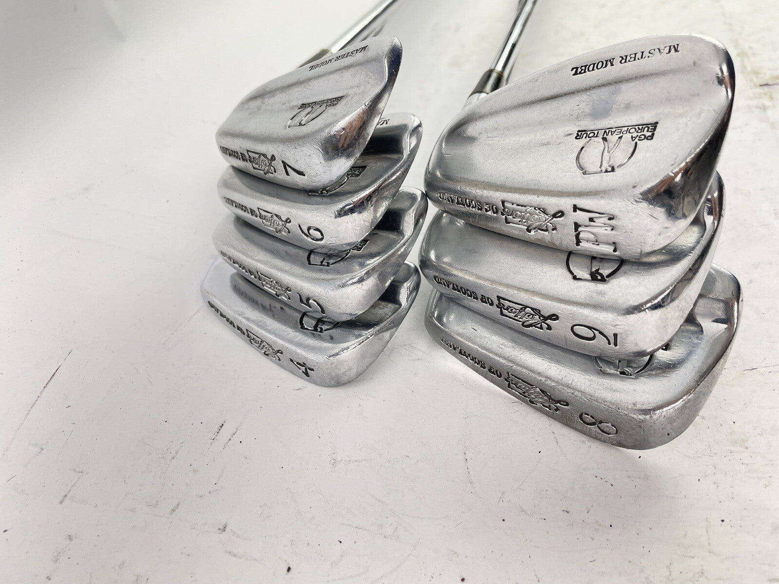 John Letters Pga Irons European Tour Master Model 4-PW Regular /New Grips/33839