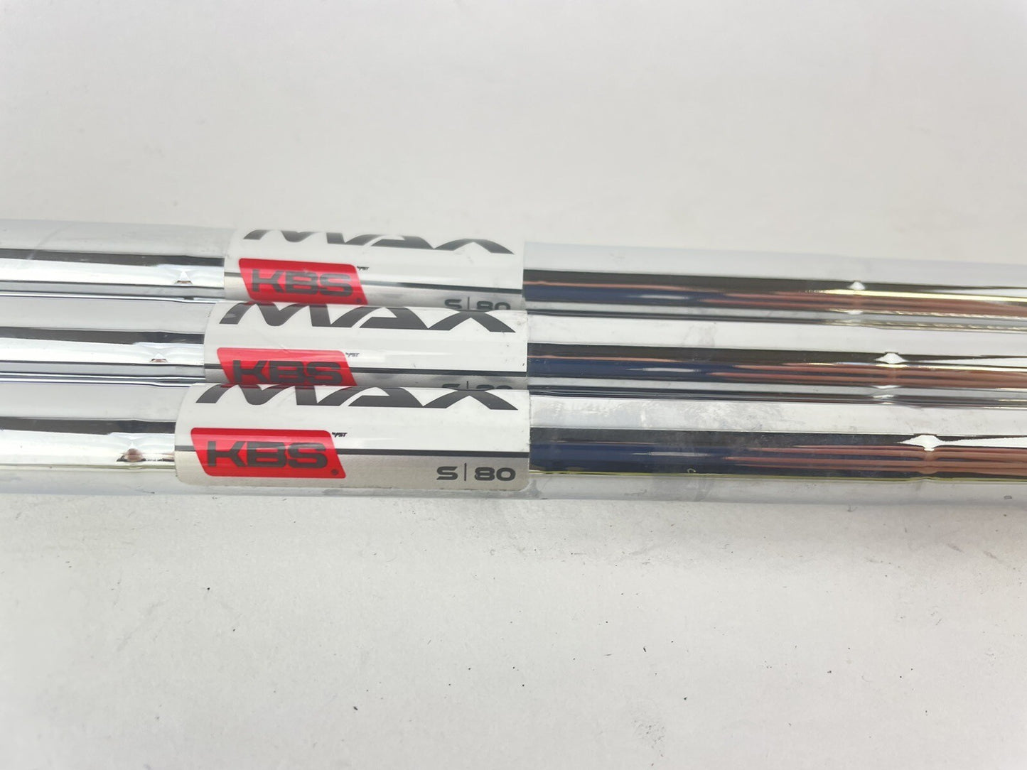 KBS Max Wedge Shaft Set (3) 80 Stiff Flex Steel /0.370 Parallel /132922