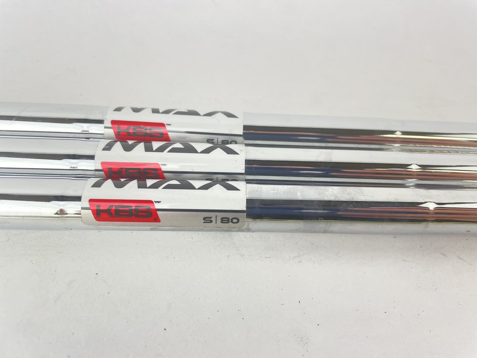 KBS Max Wedge Shaft Set (3) 80 Stiff Flex Steel /0.370 Parallel /132922