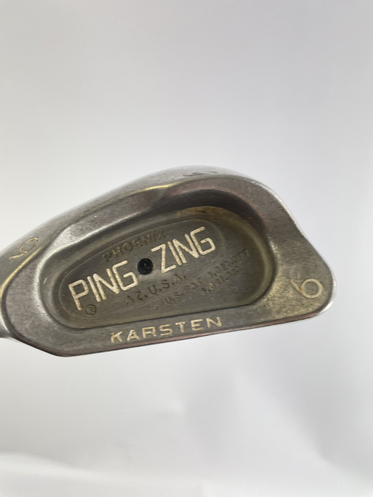 Ping Zing Golf 6 Iron Black Dot KBS Tour Stiff Steel /Left Handed/New Grip/67893