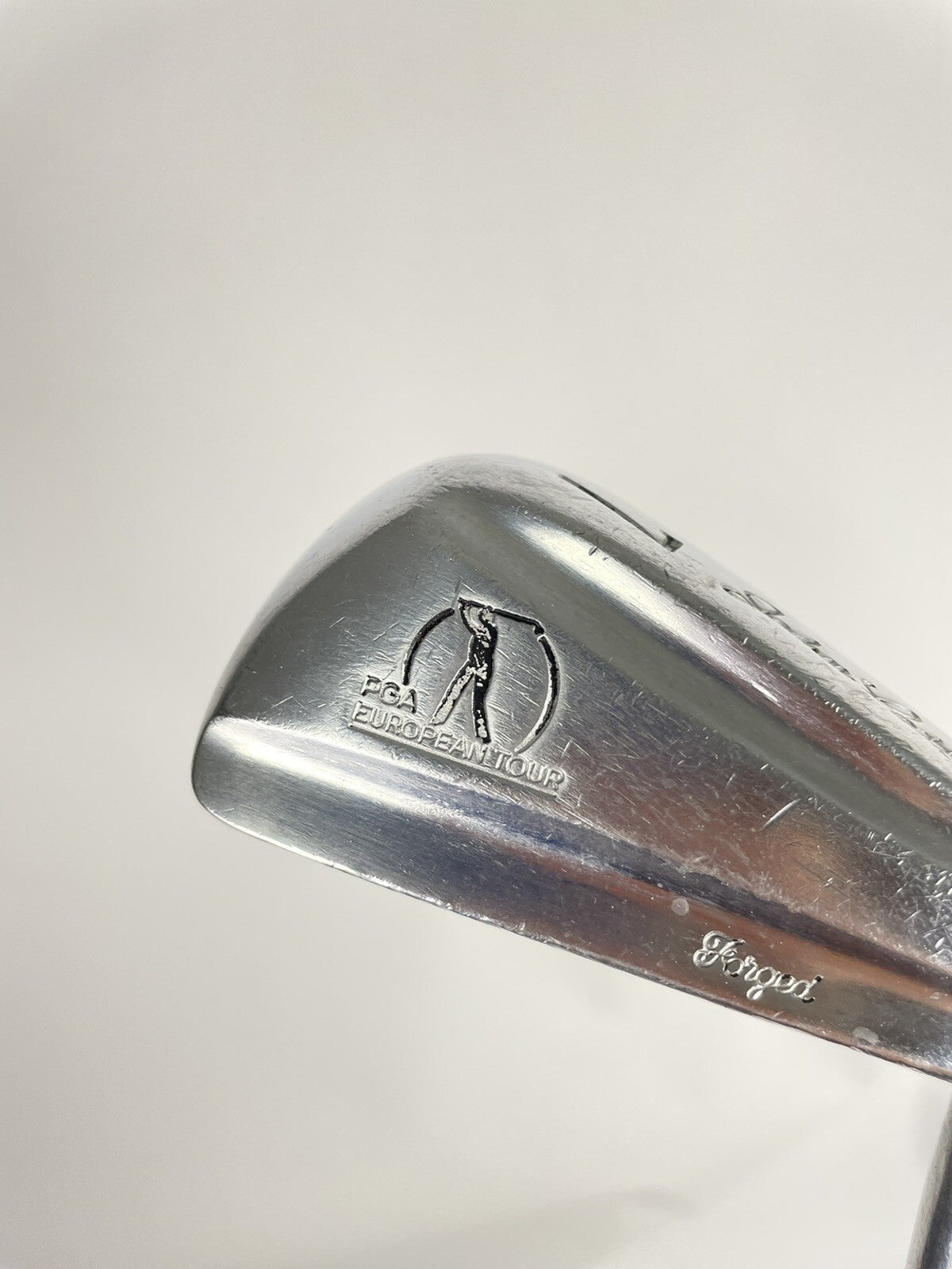 John Letters Pga 7 Iron European Tour Forged Stiff Flex Steel /New Grip /01162
