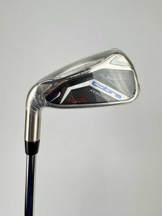 Cobra Aerojet One Length 6 Iron Left Handed KBS Tour Regular Steel /New /324090