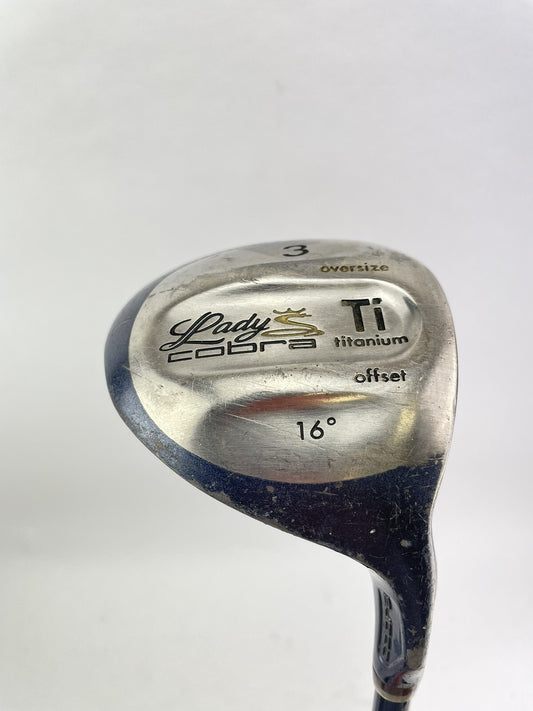 Lady Cobra 3 Wood 16* Offset Ladies Flex Graphite /Right Handed /Lamkin /212170