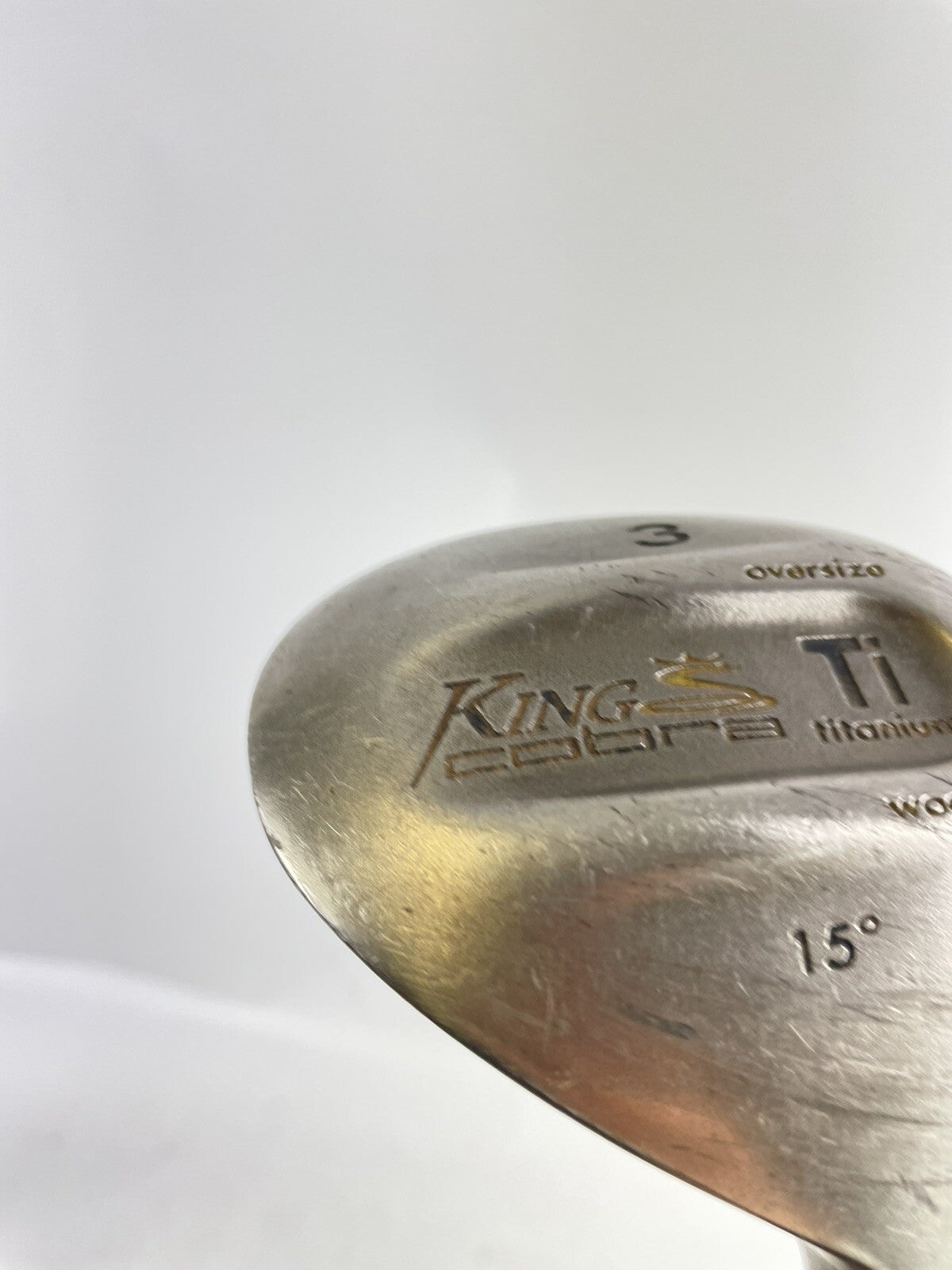 King Cobra 3 Wood 15* Oversize Stiff Graphite /Right Handed /New Grip /70852