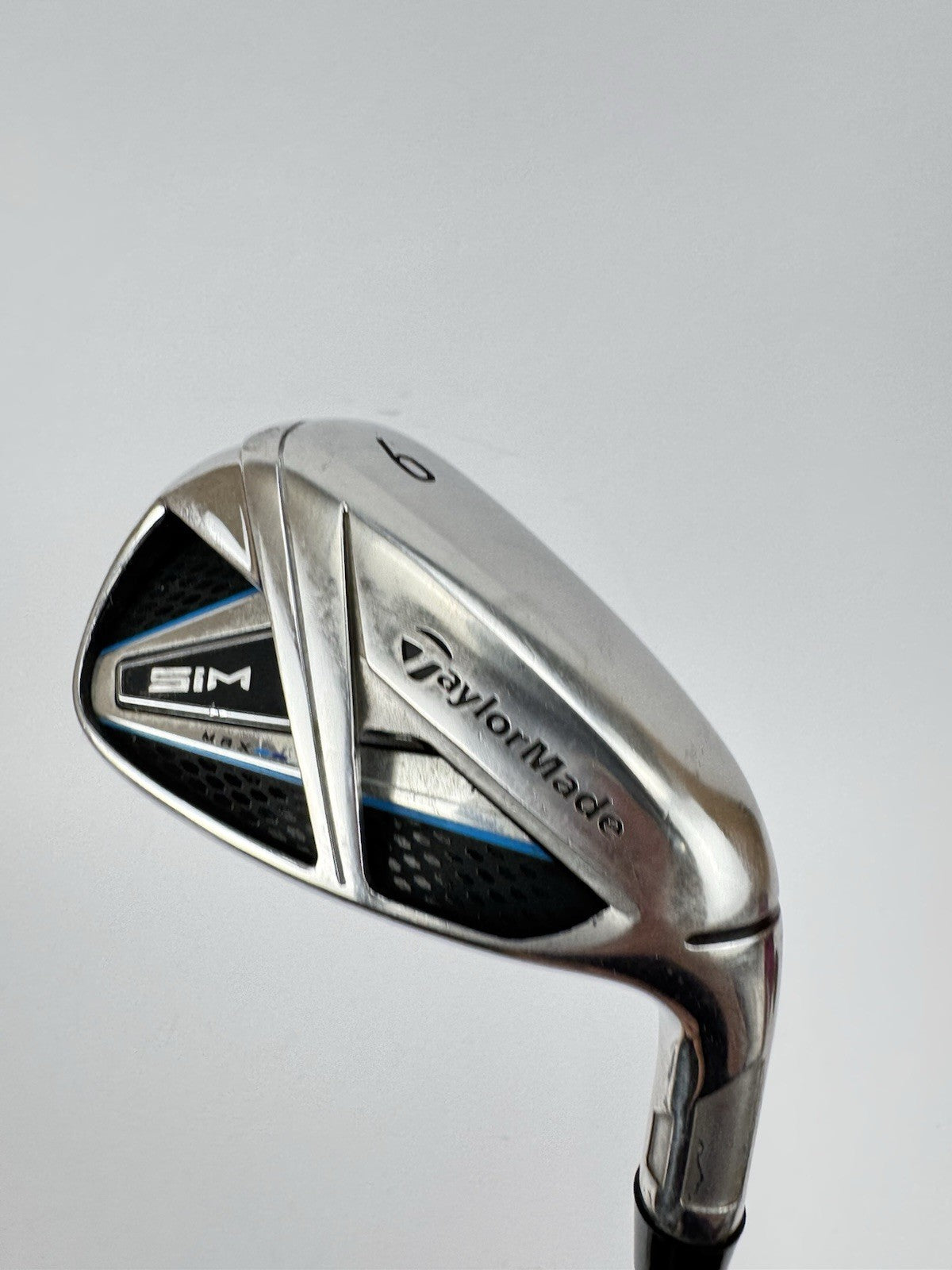 Taylormade Sim Max 9 Iron Elevate MPH 95 Regular Steel /Right /New Grip /344871