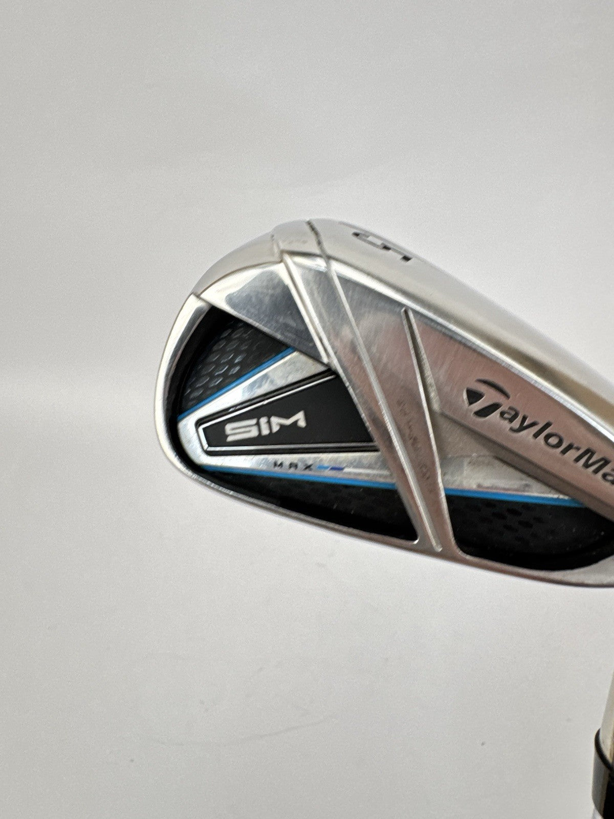 Taylormade Sim Max 5 Iron Nippon Stiff Flex Steel -1/2” /Right /New Grip /351773