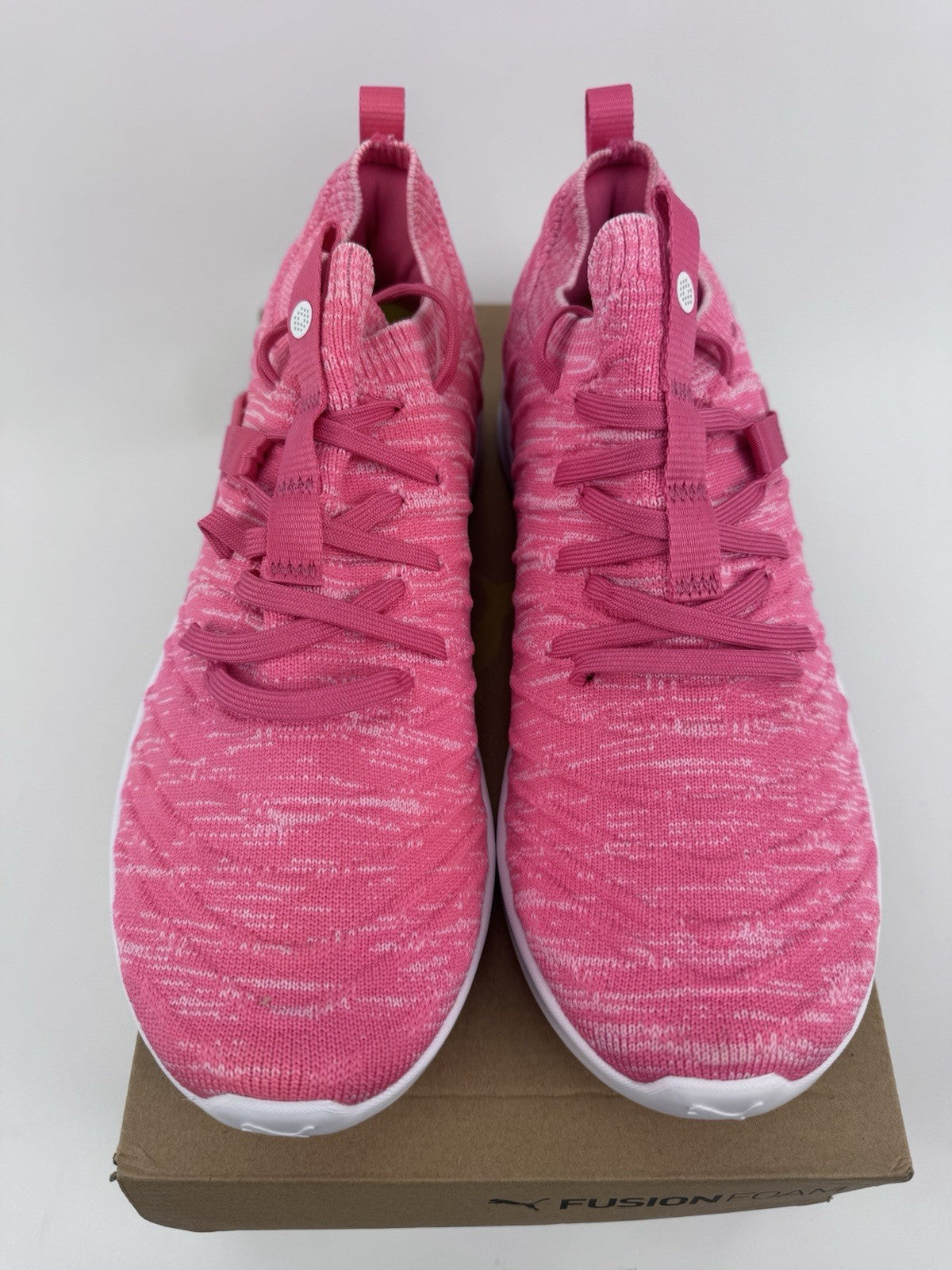 Puma Laguna Fusion Knit Women's Trainers Size UK 5 Pink Comfort Running/321054