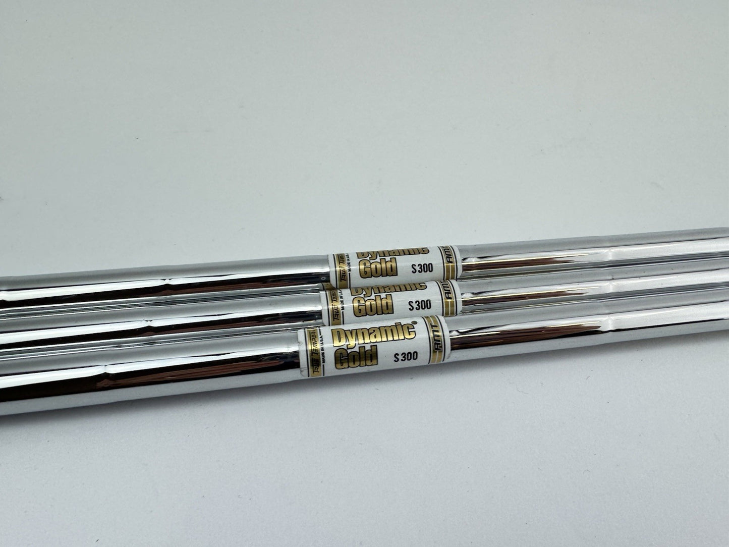 Dynamic Gold AMT Wedge Shaft Set (3) S300 Stiff Steel 0.355 Tapered /289572