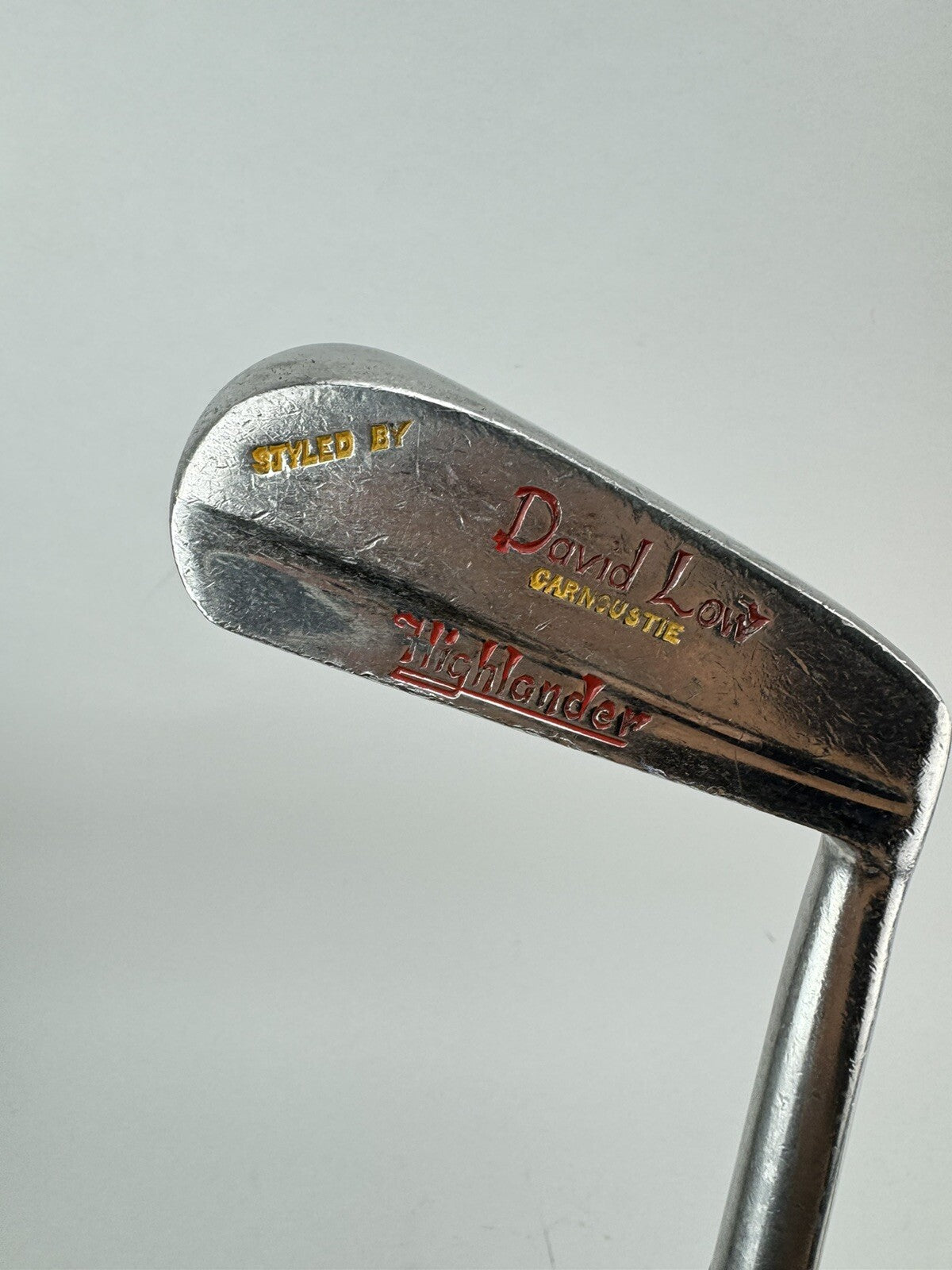 David Low Carnoustie Putter Highlander 34.5” Heel Shafted Balde /New Grip /191882
