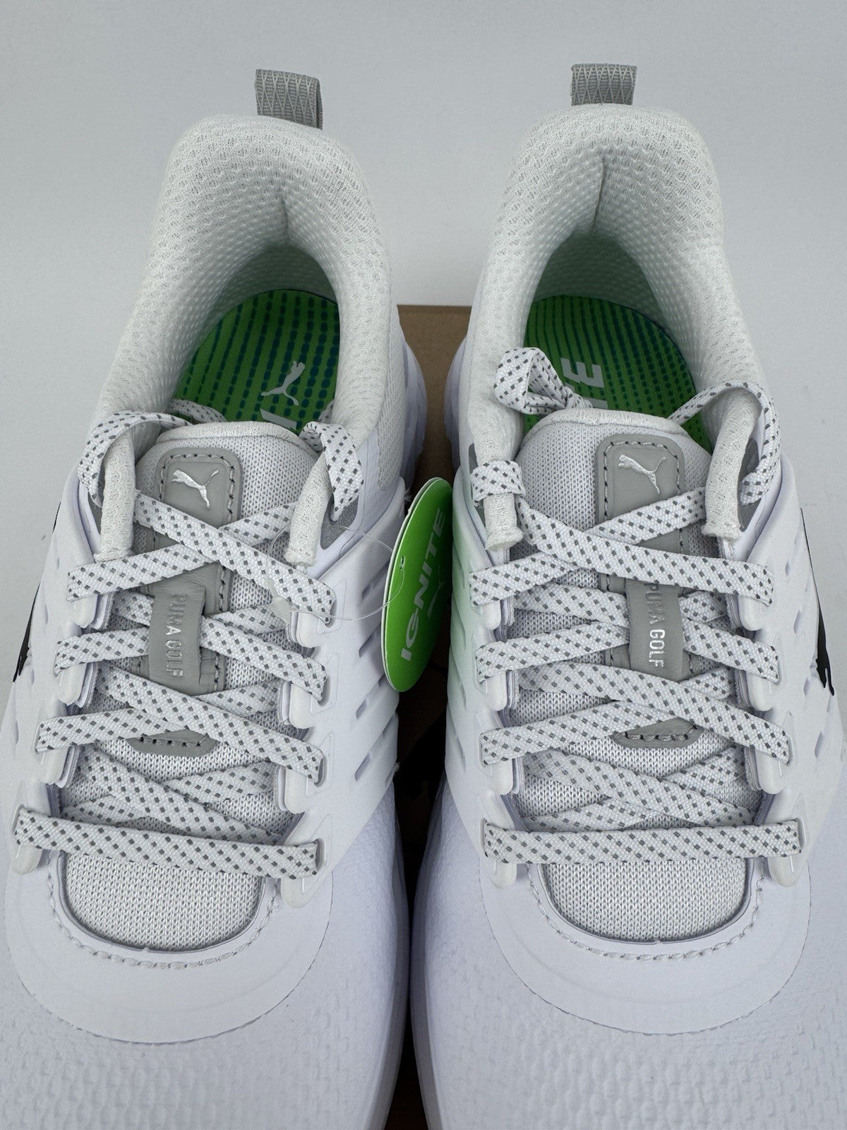 Puma Ignite Elevate 2 Tour Men's Golf Shoes Size UK 7.5 White Waterproof/319184