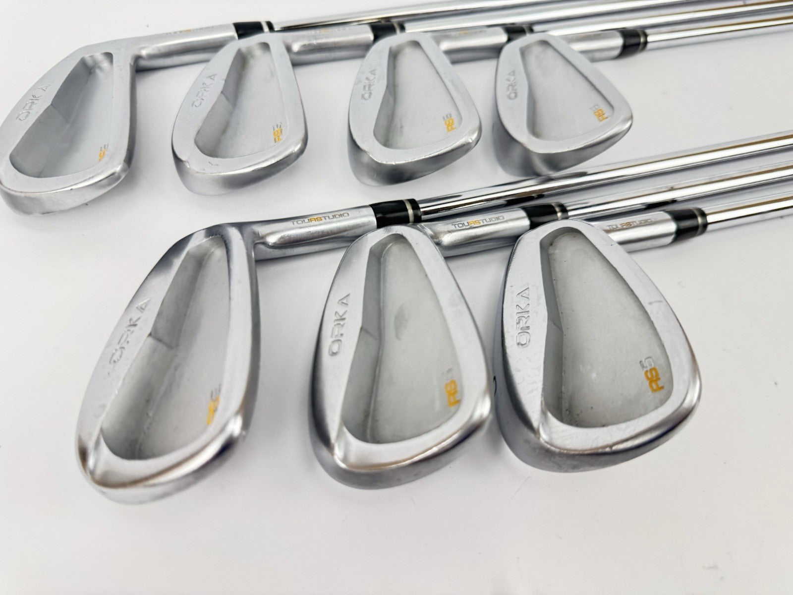 Orka RS5 Irons 4-PW Regular Flex Steel /Right Handed /New Grips /317661