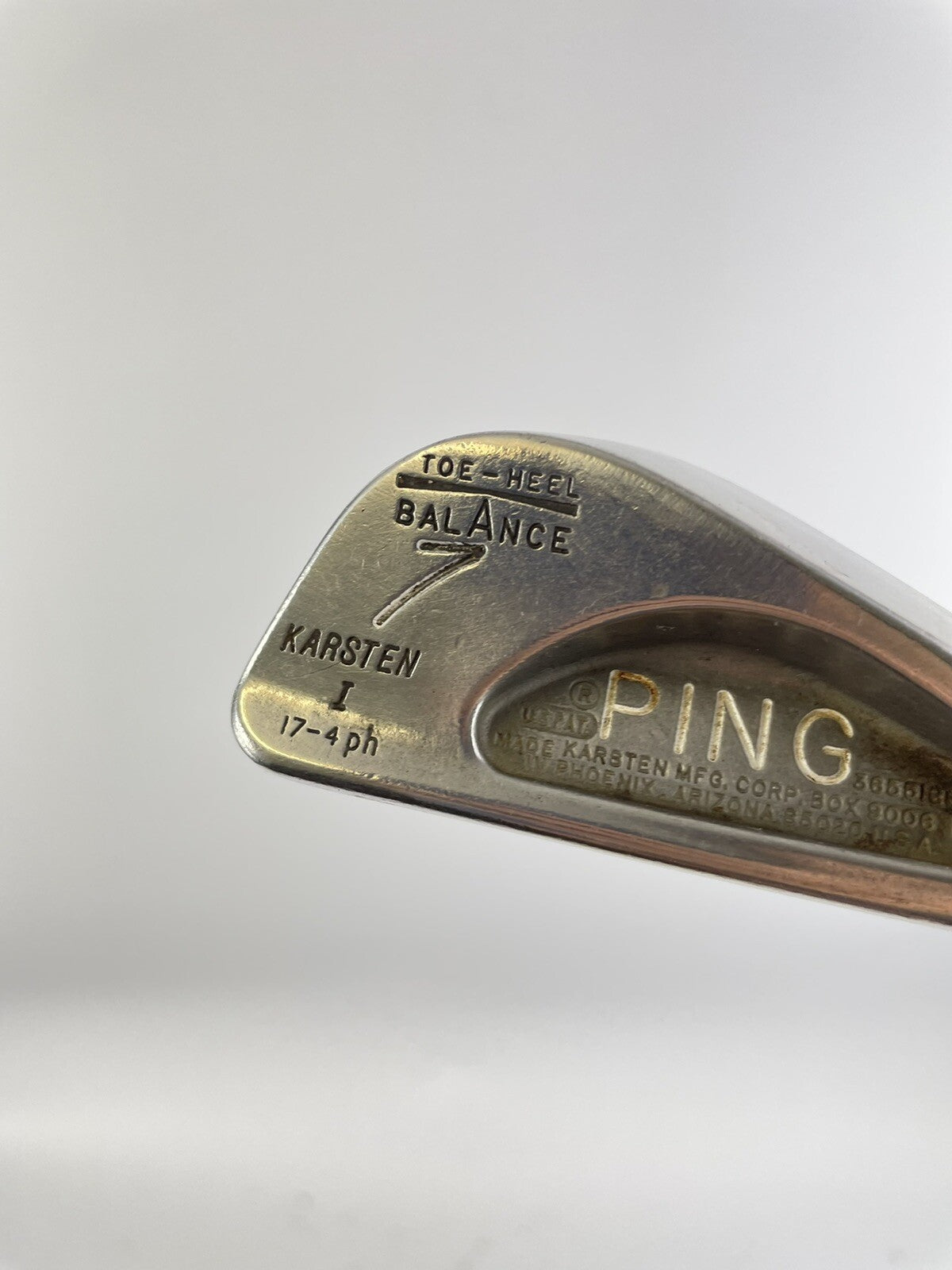 Ping Karsten I #7 Iron Orange Dot Regular Flex Steel /New Grip /21631