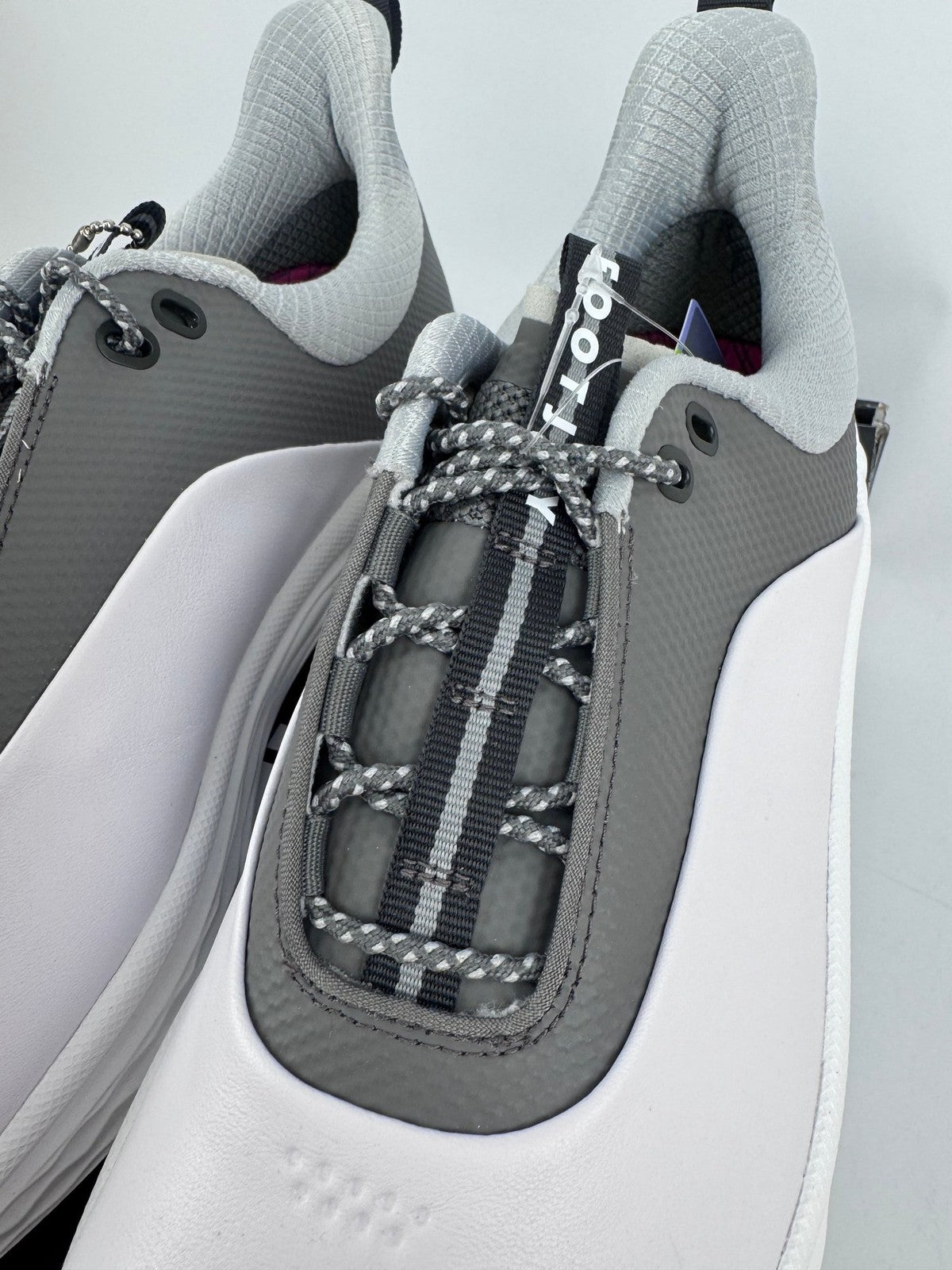FootJoy Quantum Golf Shoes Men's UK Size 7.5 Grey White Comfort Foam/314252