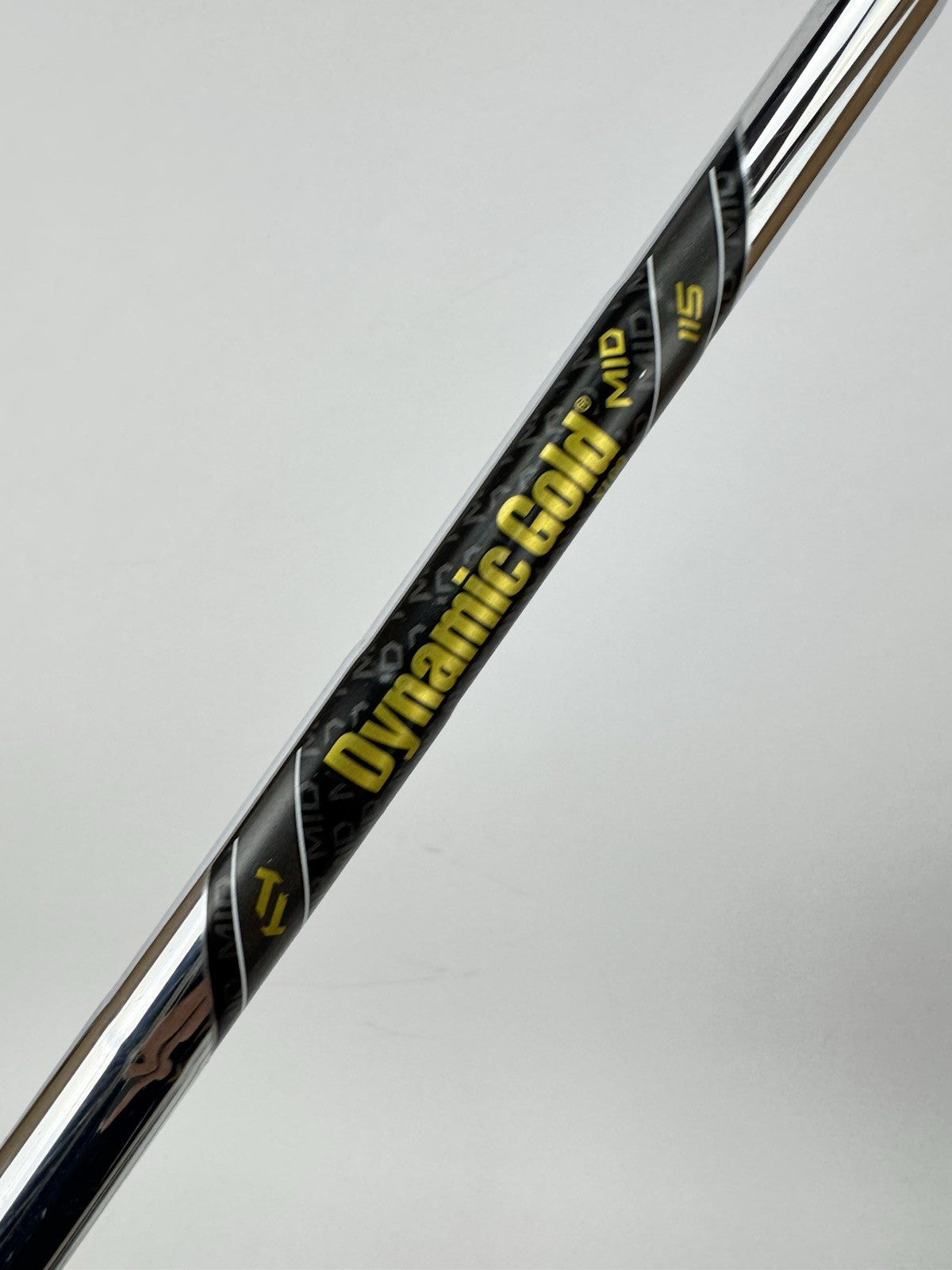 Dynamic Gold Mid 115 Iron Shaft X100 X Flex Steel 36.25” /0.370 Parallel /348541