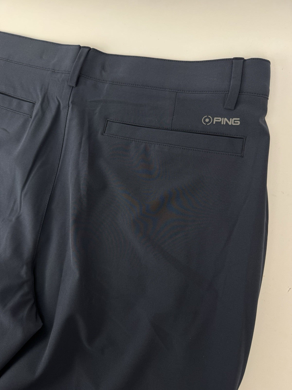 PING Ari Short Golf Shorts Men's 36" Navy Blue Lightweight Performance/371445