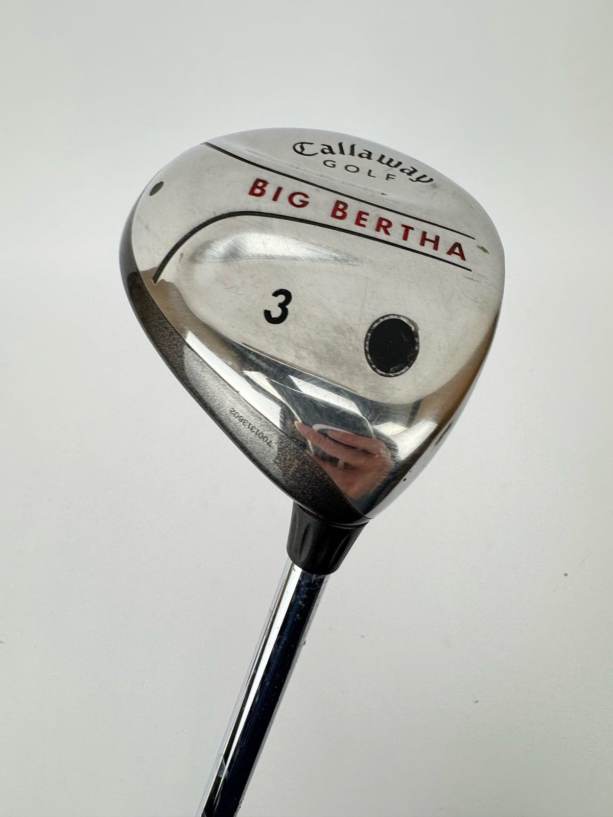 Callaway Big Bertha 3 Wood Uniflex Steel /Right Handed New Grip Fitted/367550