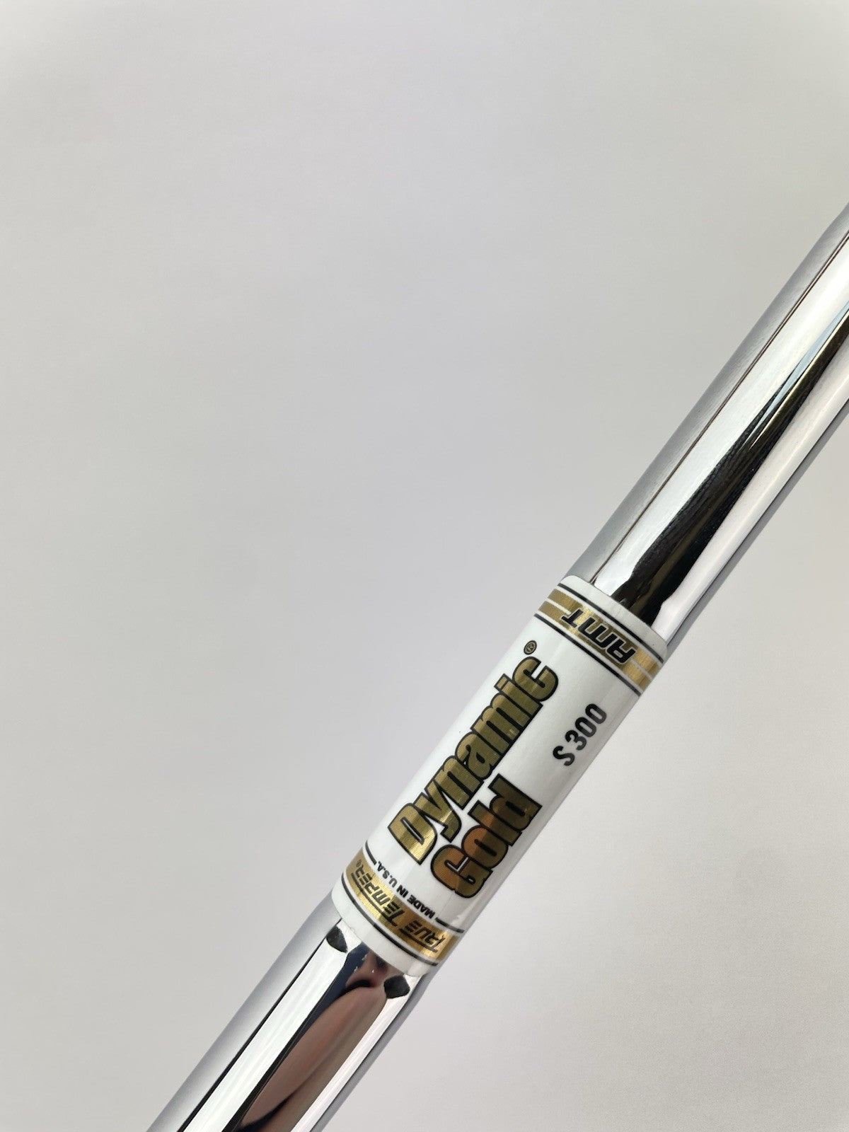 Dynamic Gold AMT Iron Shaft S300 Stiff Steel 35.5” /0.355 Tapered /286093