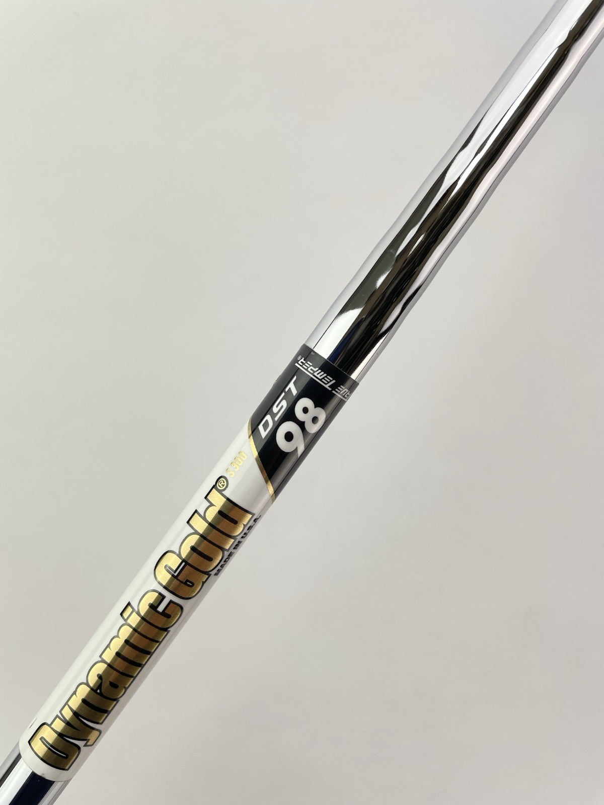 Dynamic Gold DST 98 Iron Shaft S300 Stiff Flex Steel 35.5” /0.355 Tapered /251986