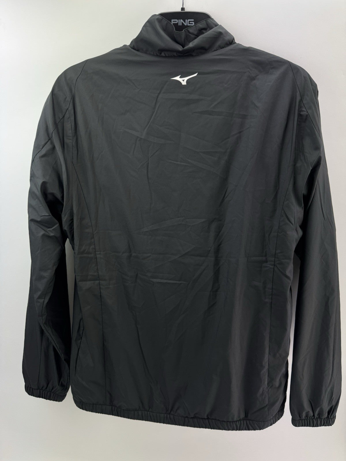 Mizuno Motion Golf Jacket Move Tech Lined Full Zip UK Medium /Black /New /232829