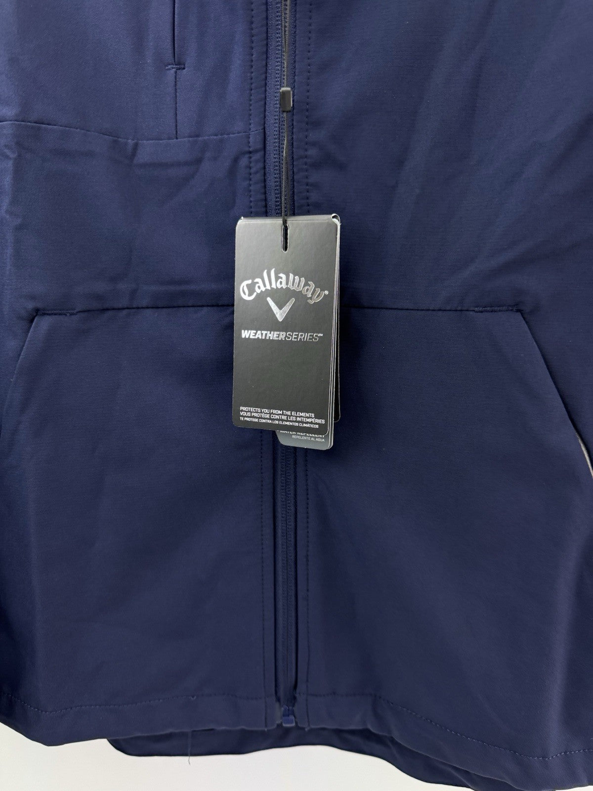 Callaway Golf Windproof Jacket Mens Full Zip Weather Series UK Small /New /244776