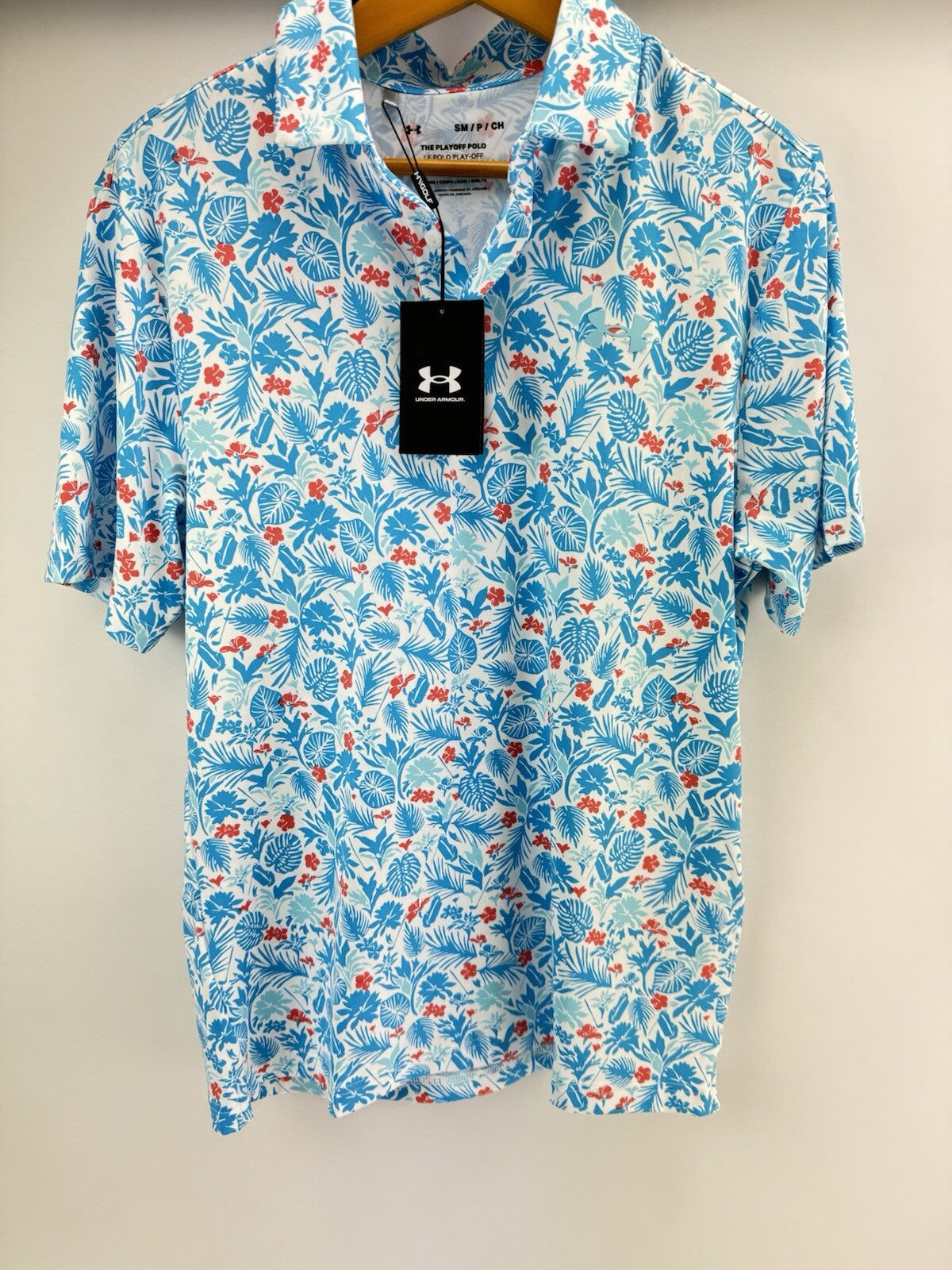 Under Armour Playoff 3.0 Men’s Polo Shirt Printed /UK Small /Loose Fit /199620