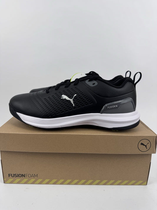 Puma Fusion Plus Spiked Golf Shoes Men's Size 9 Black Waterproof/318610