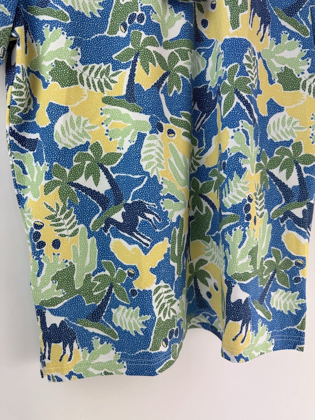 Men’s Original Penguin All Over Ibiza Print Golf Polo Shirt Size UK Small/ 311337