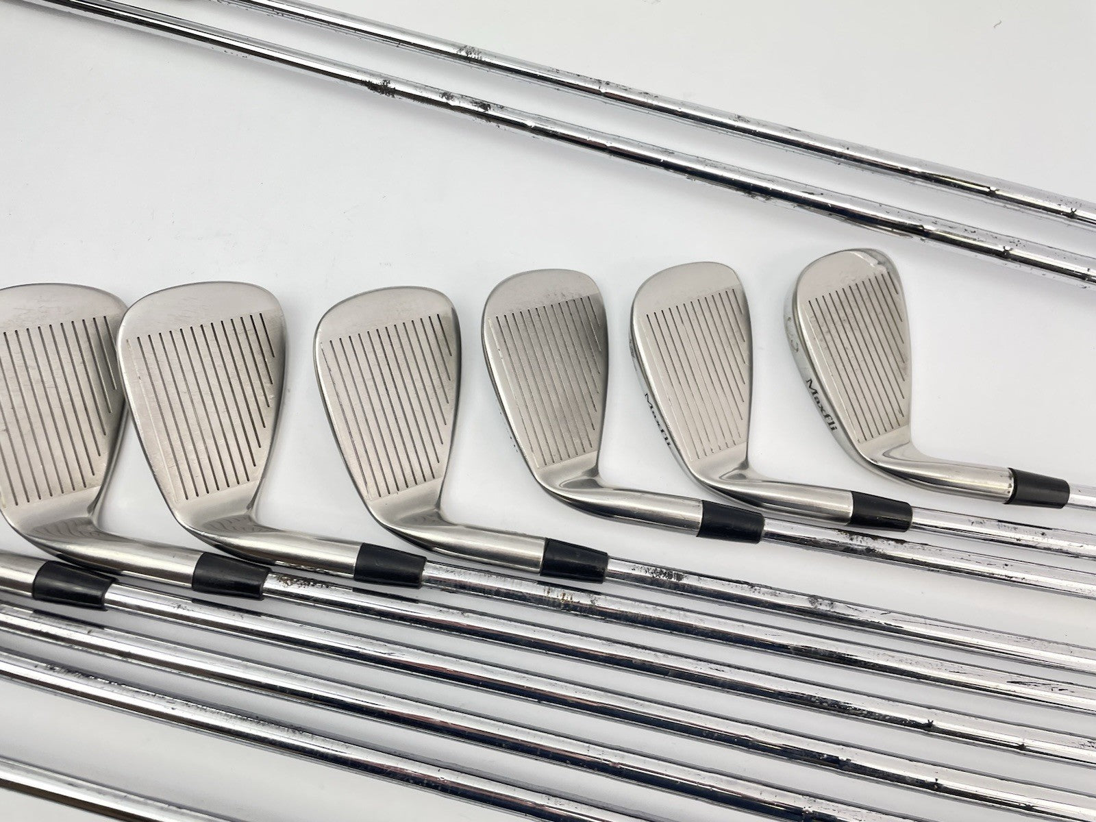 Mens Golf Package Set 12 Clubs Maxfli Regular Steel /Right /New Grips /Cart Bag10