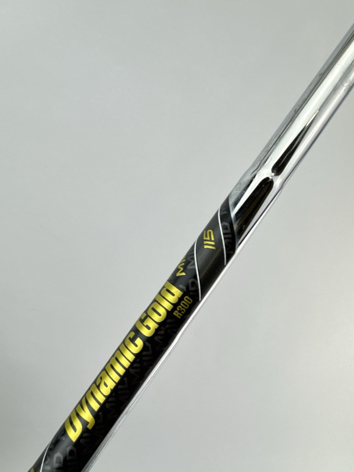 Dynamic Gold 115 Iron Shaft Mid R300 Regular Flex Steel 35” /0.355 /309646