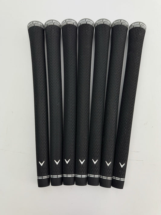 Golf Pride Midsize Tour Velvet 360 Soft Grips (10) Black /Grey /Pulled /344690