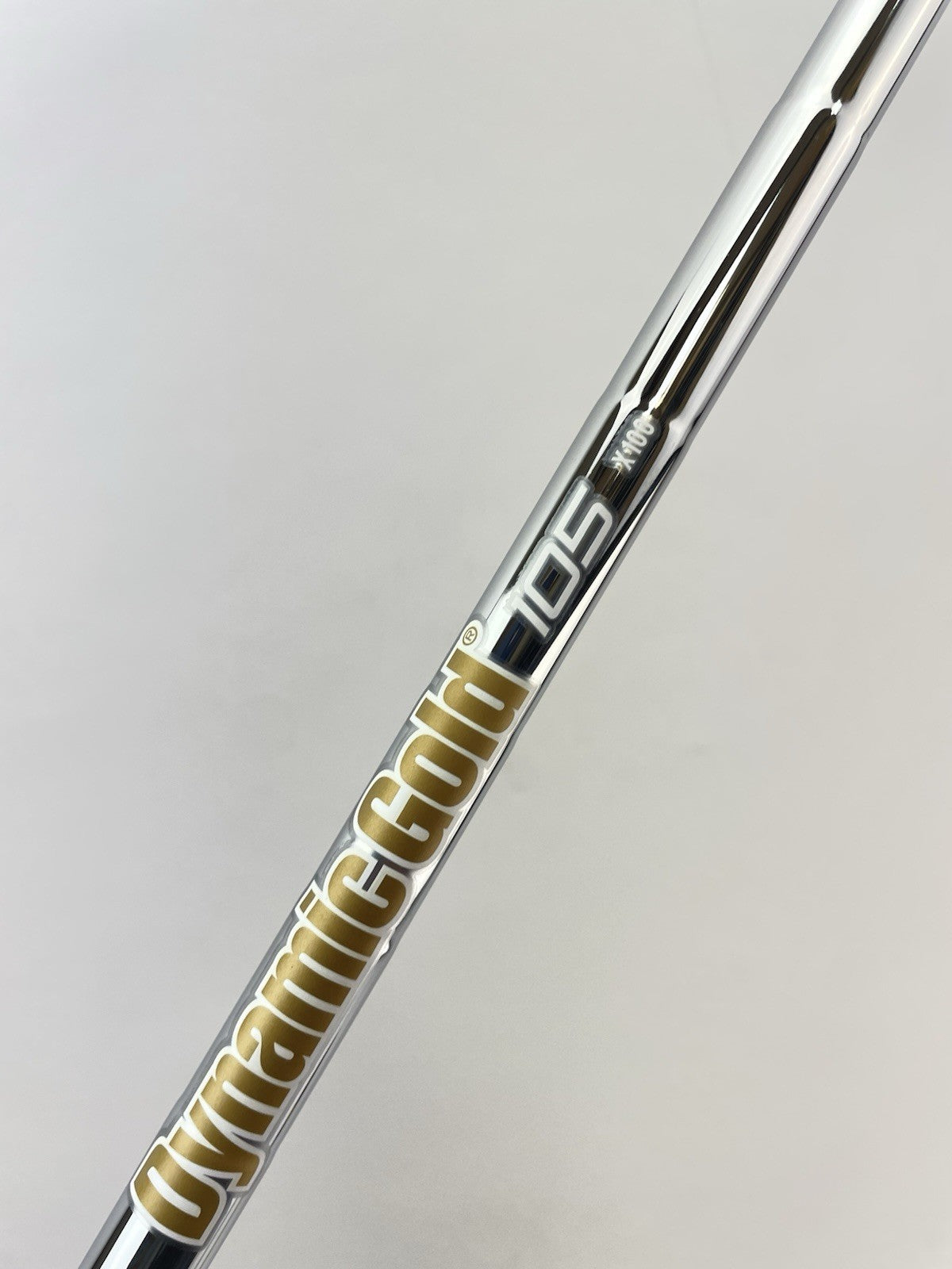 Dynamic Gold 105 Iron Shaft X100 X Flex Steel 35.25 /0.355 Tapered /270033