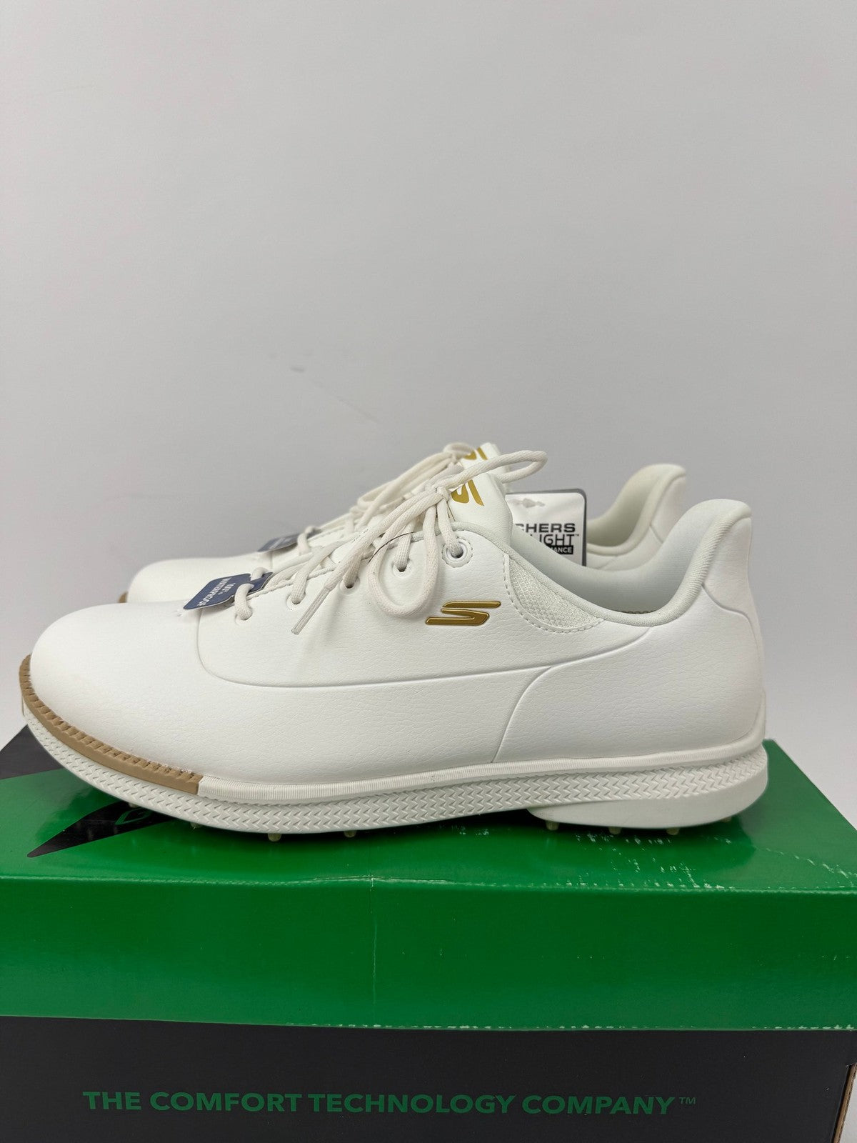 Skechers Go Golf Jasmine 2 GF Women's Size UK 6.5 White Gold Waterproof/349970