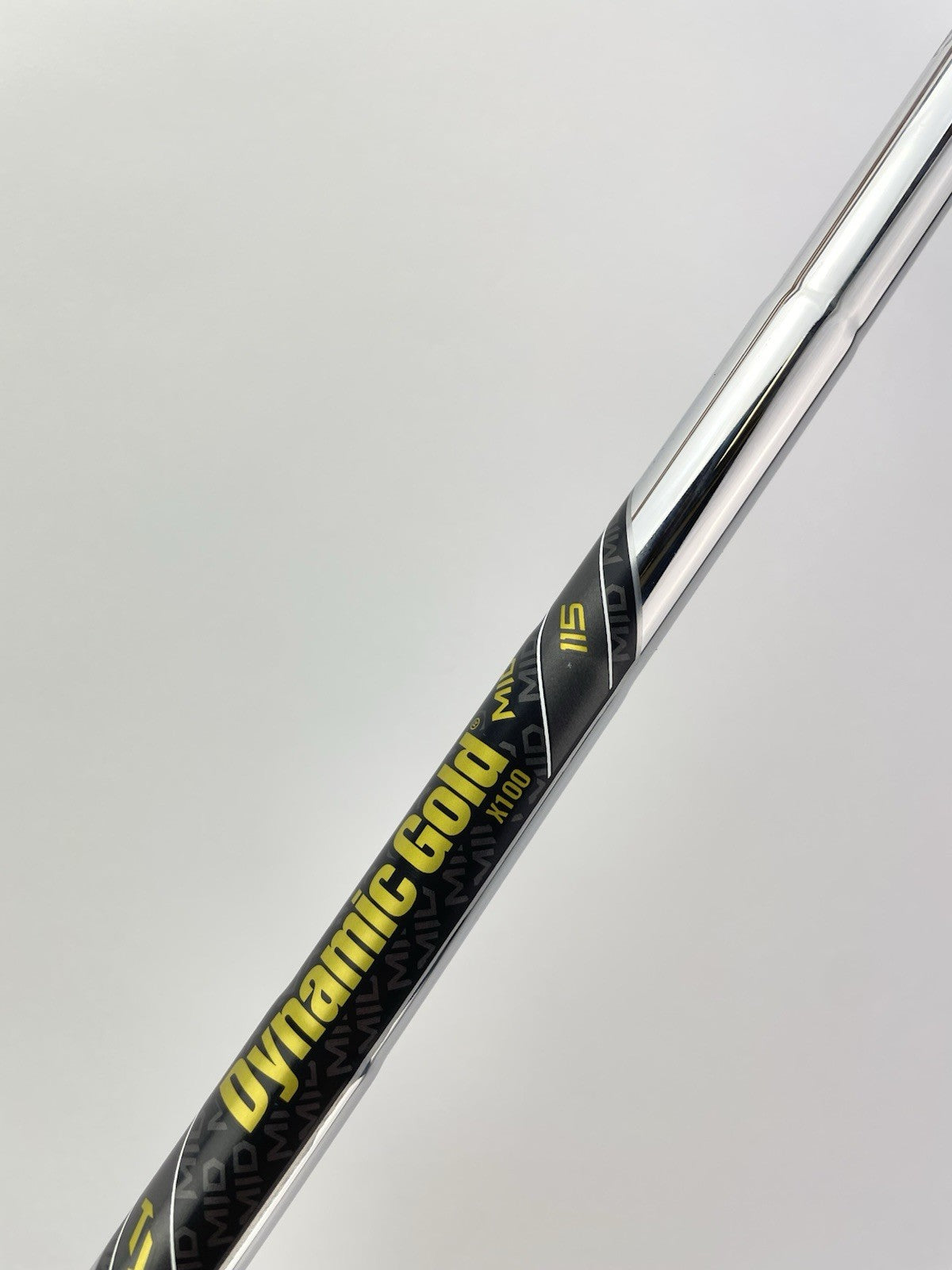 Dynamic Gold Mid 115 Iron Shaft X100 X Flex Steel 35.25” /0.355 Tapered /298966