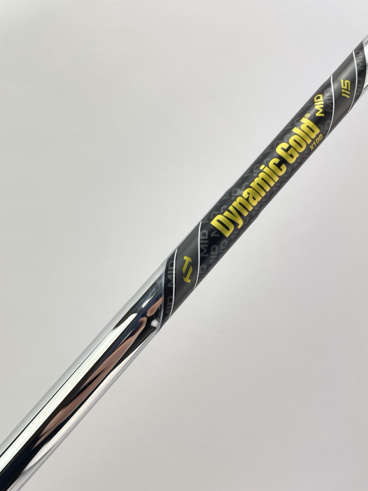 Dynamic Gold Mid 115 Iron Shaft X100 X Flex Steel 35.25” /0.355 Tapered /296092